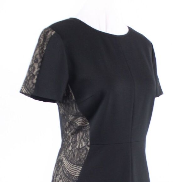 Magaschoni black sheath dress 6 - Picture 4 of 8